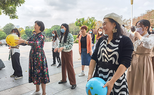 龙8国际女神节海珠湖公园康养运动回首